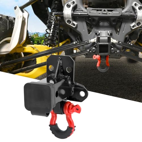ROMELACK 2” Rear Receiver Trailer Hitch No Drill Compatible with Can Am Maverick R/Max All Models 2024-2026 - Image 1