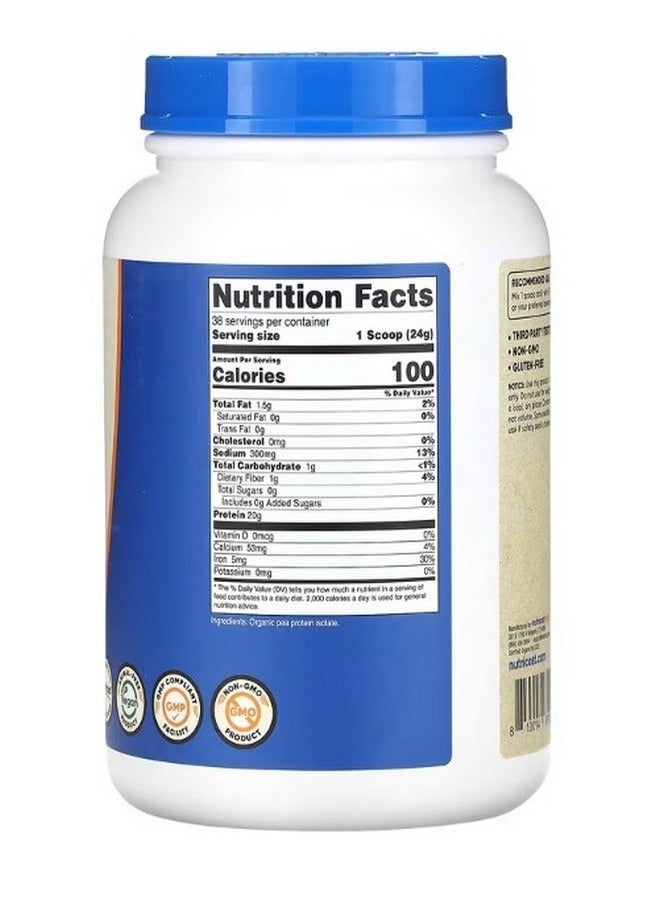 Organic Pea Protein Unflavored 2 lb 907 g - Image 2