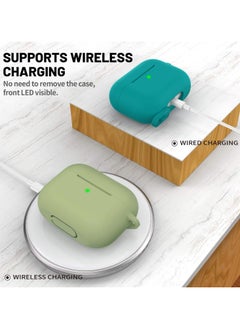 wexon Protective Shockproof Silicone Case Cover for Apple AirPods pro (1/2 Generation)  Army Green  - Image 2