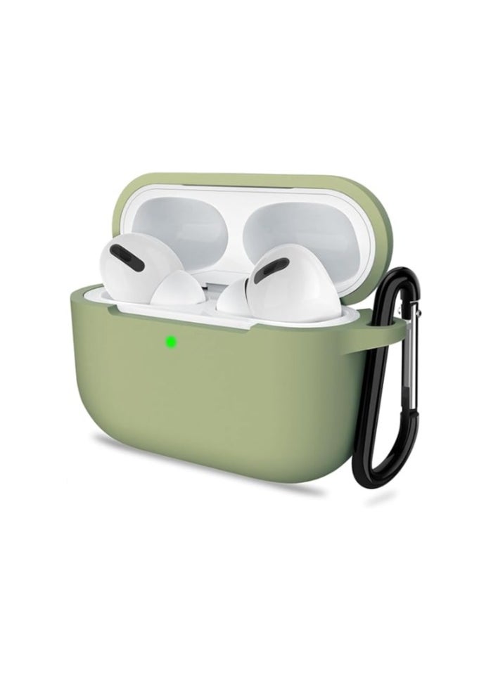 wexon - Protective Shockproof Silicone Case Cover for Apple AirPods pro (1/2 Generation)  Army Green - Image 1