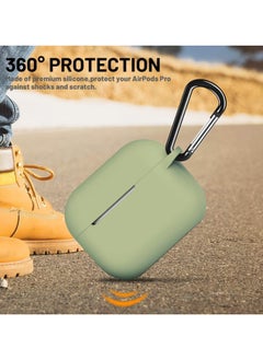 wexon Protective Shockproof Silicone Case Cover for Apple AirPods pro (1/2 Generation)  Army Green  - Image 3