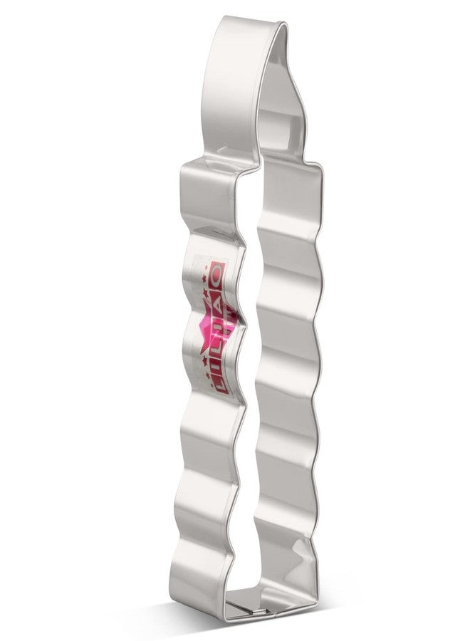LILIAO Candle Cookie Cutter, 1.1" Wide x 4.1" Tall x 1" Deep, Stainless Steel - Image 1
