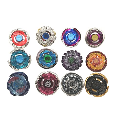 STJOYOPY Battling Top Game Metal Fusion 4D Series Battle Set 12 Spinning Tops 4 Launchers Gyro Game with Storage Box Gift for Kids Boys 8+ - Image 4