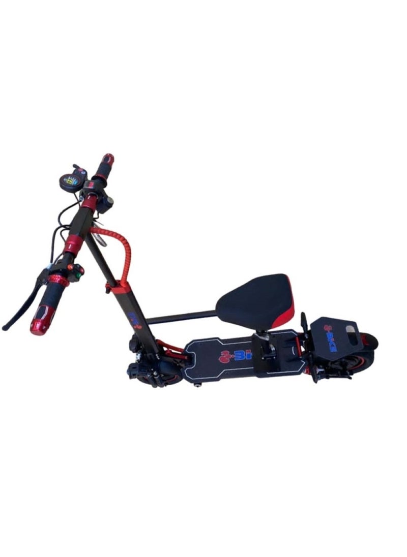 Aster - E10S Power Packed 2000W Single Motor Electric Scooter Black - Image 1