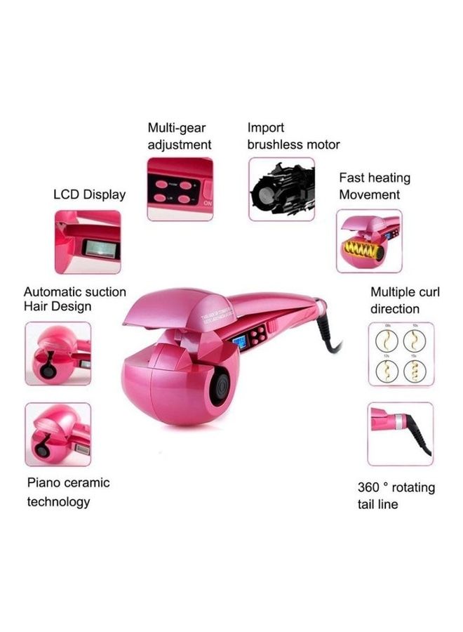 NIBEMINENT Fully Automatic Self Priming Curling Iron Red - Image 5