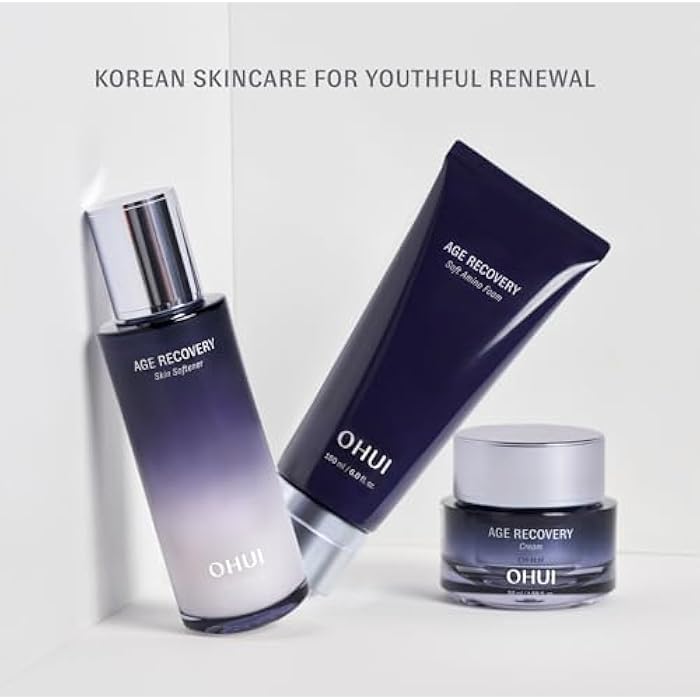 O HUI Age Recovery Skin Softener | Hydrates and Nourishes Skin | Prep Skin | Korean Skin Care | Milky Lotion Texture | Daily Toner Usage | Anti-Wrinkle Care | Non-Sticky | Peptide | Collagen Support - Image 5