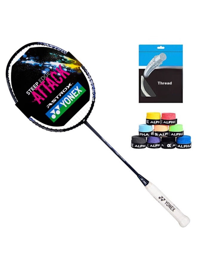 Yonex Yonex Badminton Racket, Astrox Advanced High-power Full Carbon, Intermediate Ax10 Navy Blue, Pre-strung With Grip Tape Included  - Image 2