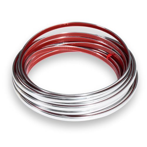 LHDOS 39Ft Automotive Chrome Trim Strip Line 14 Wide ScratchProof Car Body Side Molding Trim Car Door Fenders Exterior and Interior DIY Decoration for Bumper Window - Image 1