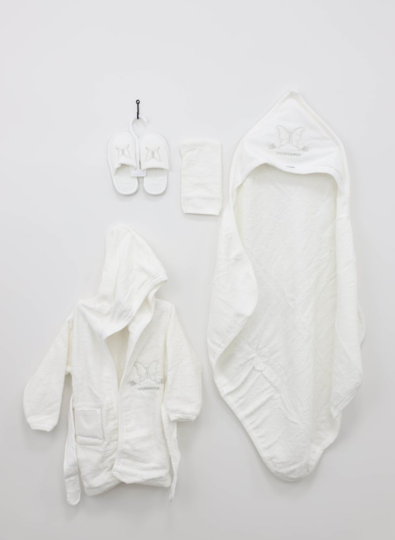 FUN MOMENT Baby Bathrobe Consisting of 4 Pieces - Image 4