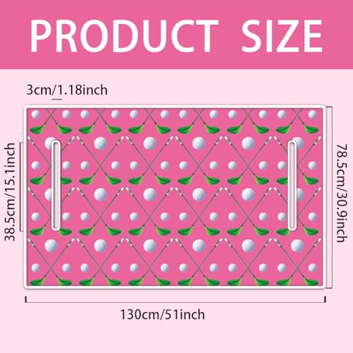 ORIGACH Golf Balls Golf Clubs Golf Cart Seat Covers Comfortable Cooling Golf Cart Blanket Towel 100 Microfiber Fits EZGO Club Car and More 2Seat Golf Carts 51x31inch - Image 3