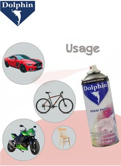 Dolphin Rust Resistant Spray Paint Light Pink 280g  - Image 2
