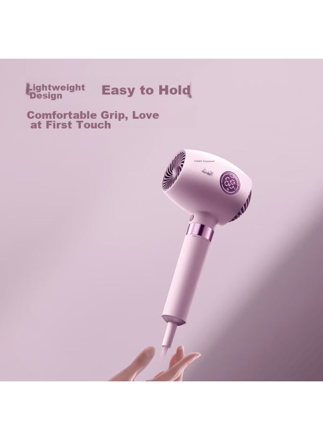 Flyco Hair Dryer For Home Use, Negative Ion High-power Hair-friendly Portable Quick-drying Hair Dryer, Smart Led Display Ph1638, Gift For Girlfriend - Image 5