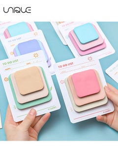 Unique Colored Sticky Notes, 4 Pcs Multi-Layer Round Corner Memo Pad, Marker Stickers Page Flags, Self-Stick Note Pads Bookmark, Index Tabs, Gifts Tab, for Students Teachers, Home, Office Use，360 Sheets  - Image 2