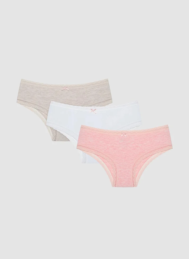 Cotton Multicolored Hipster - Pack Of 3