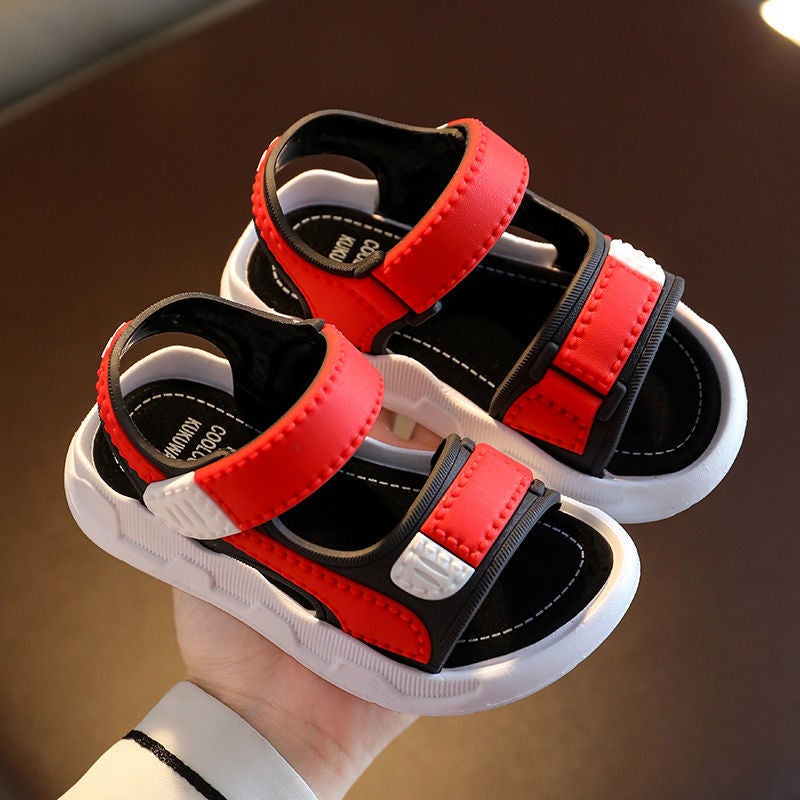 Boys Sandals Summer Medium And Large Boys Indoor Non-Slip Children'S Baby Shoes Children'S Beach Shoes - Image 1