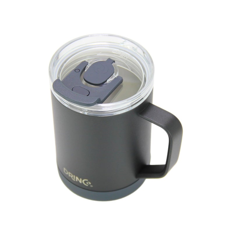 Drinco 16 oz Coffee Mug, Vacuum Insulated Camping Mug with Lid, Double Wall Stainless Steel Travel Mug Insulated Tumblers Coffee Mugs Coffee Cups Tea Cup (16oz Black) - Image 3