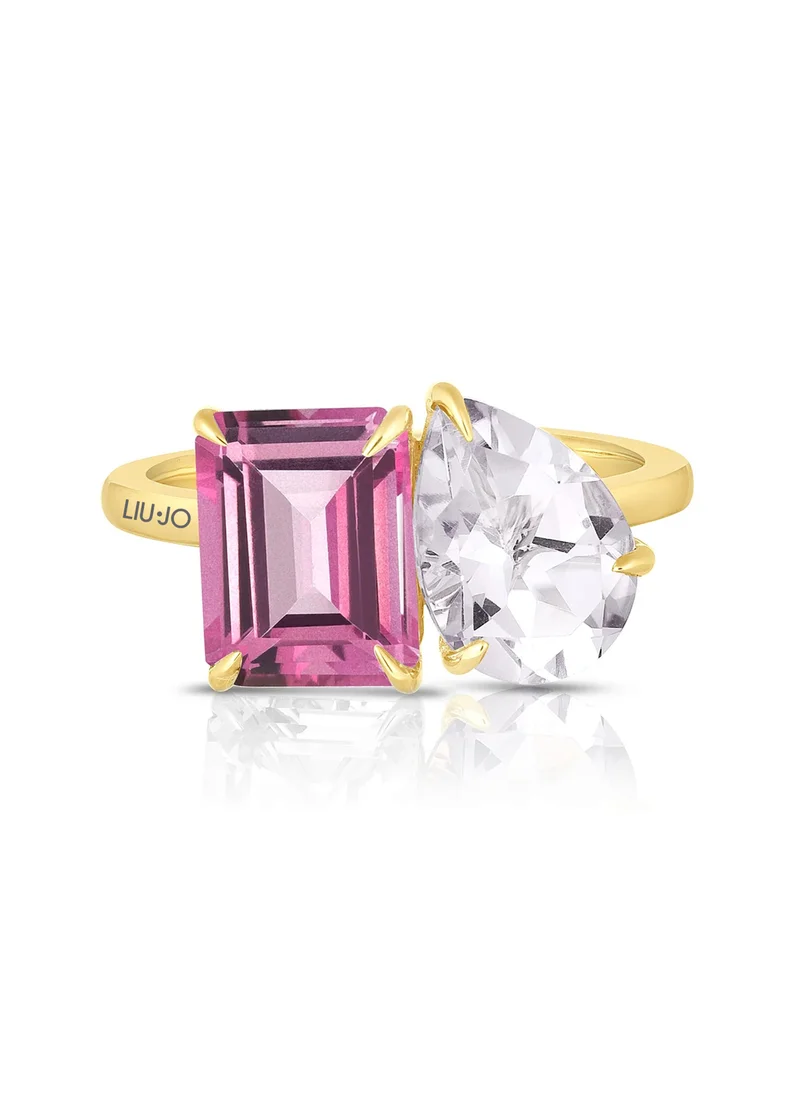 ليو جو Liu Jo Dereh Pink Gold Ring - LJ2551