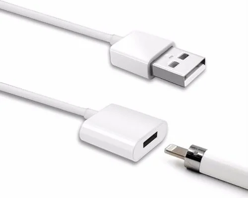 Polhammobile 1 Meter USB To Lightning Charging Cable for Apple Pencil 1st and 2nd Generation Compatible