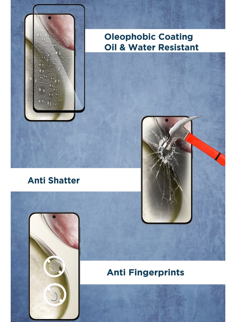 Vivo X200 FE - 2 Pack Tempered Glass Screen Protector - Delicate Touch , Higher Transparency , Easy to Install ,Anti-scratch and Bubble-free Screen Protector Compatible With Vivo X200 FE - Black - Image 4