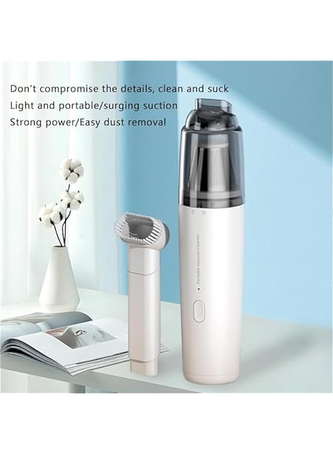 Beauenty Mini Protable Car Vacuum Cordless, Handheld Vacuum for Quick Cleaning, Hand held vacuuming, Dust Buster Cordless Rechargeable for Car Home and Office, Rechargeable Cars Vacuums Portable Cordless - Image 3