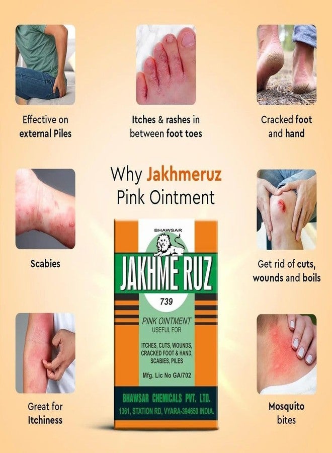 ITELNETS Jakhmeruz Pink Ointment 20 gm (Pack of 1) - Image 2