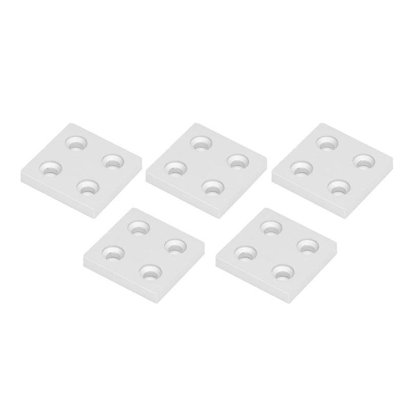 Silver End Cap Set For 4040 Double Groove Aluminum Profile CNC Router 3D Printer - Image 4