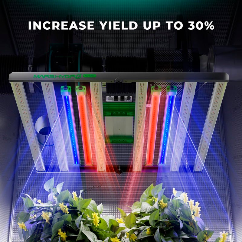 MARS HYDRO ADlite Red30 & Blue30 Led Grow Light for Indoor Plants, 30Wx2 Grow Lights, Deep Red and Blue Spectrum supplemental Light 3x3 FT Coverage Commercial Grow Light Bars or Home Gardening - Image 4