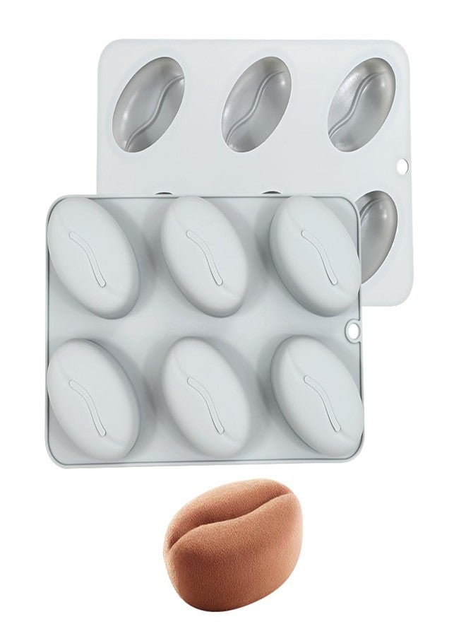 mostsom Silicone Molds for Baking Non-Stick Candy, Chocolate, Cookie, Mini Soap, Pudding, Jello, Muffin, Dog Treats Ideal for Cupcakes, Ice Cubes, and Jelly Mold (F_ Coffee Bean) - Image 5