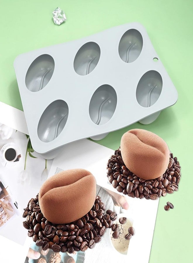 mostsom Silicone Molds for Baking Non-Stick Candy, Chocolate, Cookie, Mini Soap, Pudding, Jello, Muffin, Dog Treats Ideal for Cupcakes, Ice Cubes, and Jelly Mold (F_ Coffee Bean) - Image 2