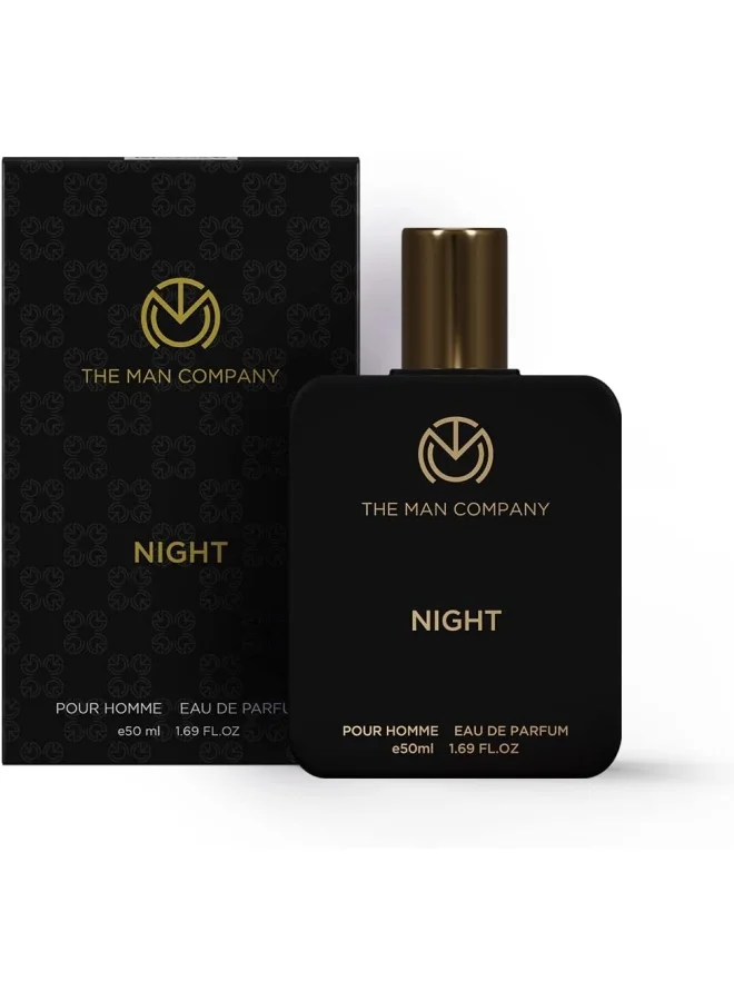 The Man Company  Night Perfume for Men - 50ml | Premium Long Lasting Fragrance | Citrusy, Exotic & Woody | Gift For Men | Date Night Body Spray for Men | Best Price UAE