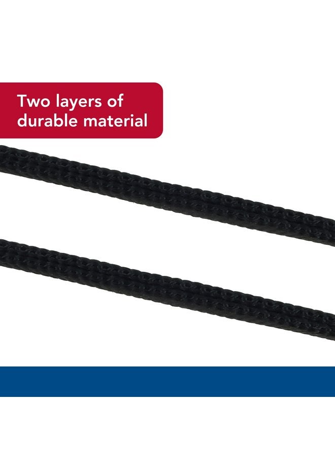 Coastal Pet Double-Ply Dog Leash - Bolt Snap Attachment to Collars and Harnesses - Nylon Dog Walking Leash for Small, Medium and Large Dogs - Black - 1" x 6' - Image 3