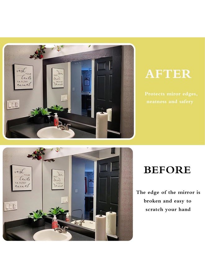 Teemall 10M Black Wood Grain Removable PVC Waterproof Border Wall Decor Removable Self Adhesive Kitchen Bathroom Tiles Sticker Wallpaper 4.2x390 - Image 2