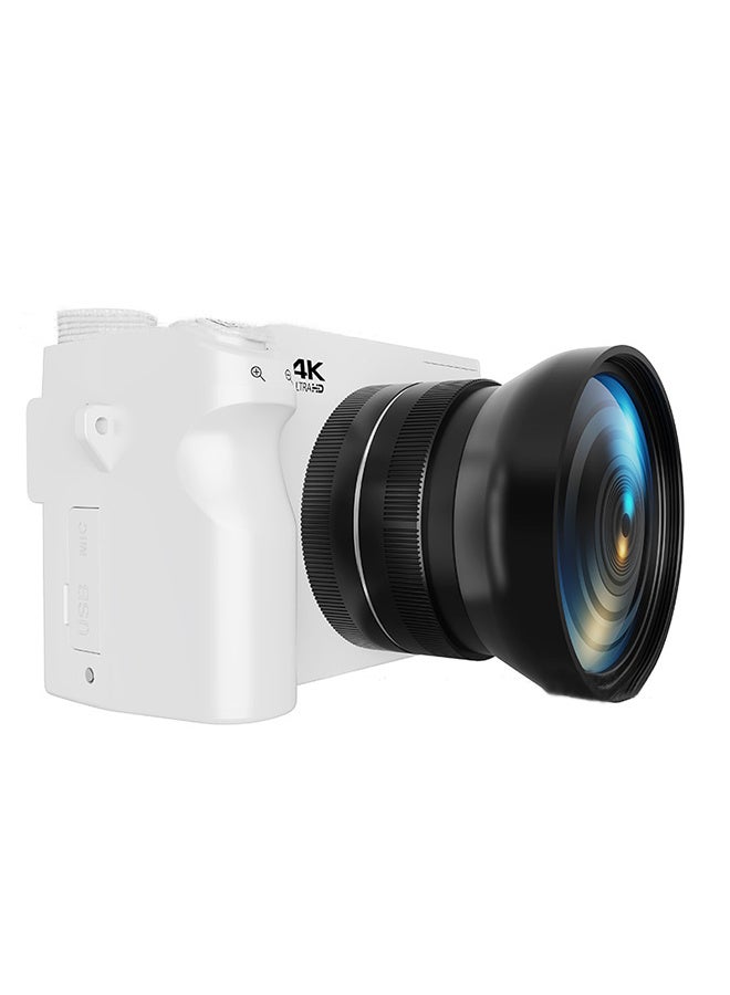 أس جي كام كاميرا رقمية 4K للتصوير الفوتوغرافي، كاميرات فيديو 75 ميجابكسل واي فاي للتدوين لكاميرا فيديو UHD بتركيز تلقائي، شاشة 3 بوصات 180 درجة مع تكبير 18X، كاميرا سفر مع بطاقة TF سعة 128 جيجابايت، بطاريتان، للأطفال الأولاد والبنات - Image 3