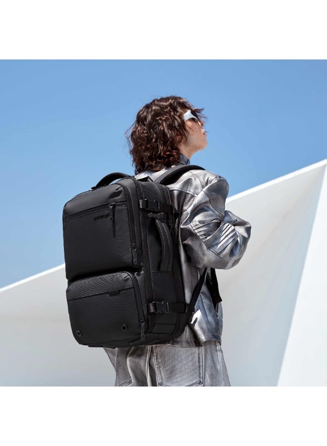 ARCTIC HUNTER Unisex Vacuum Backpack Water Resistant Two Way Loading Expandable Daypack for Business Travel for Men and Women, B00862 - Image 2