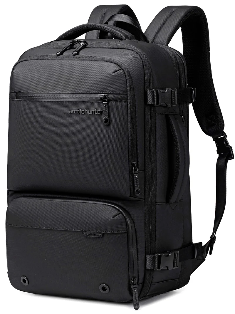 ARCTIC HUNTER Unisex Vacuum Backpack Water Resistant Two Way Loading Expandable Daypack for Business Travel for Men and Women, B00862