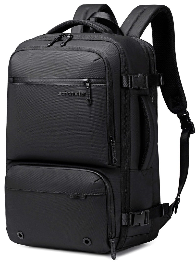 ARCTIC HUNTER Unisex Vacuum Backpack Water Resistant Two Way Loading Expandable Daypack for Business Travel for Men and Women, B00862 - Image 1