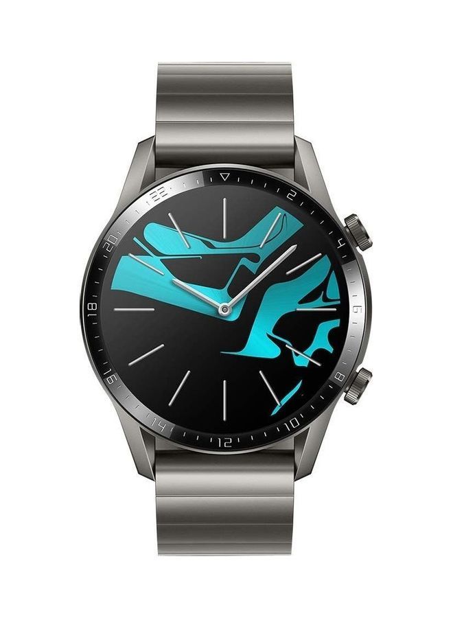 NIBEMINENT Classic Stainless Steel Smartwatch Strap Band For Huawei Smart Watch GT2 and GT/Honor Magic 2 Black  - Image 2