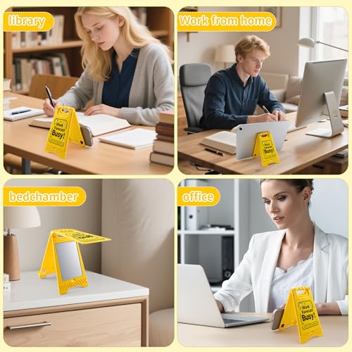HRPHRP Office Decor Desk Accessories for Women - Gag Gifts for Men Office Decorations for Work, Unique Funny Desktop Decor Sign for Coworker Teammate Employee Boss(Work Forecast Busy) - Image 4