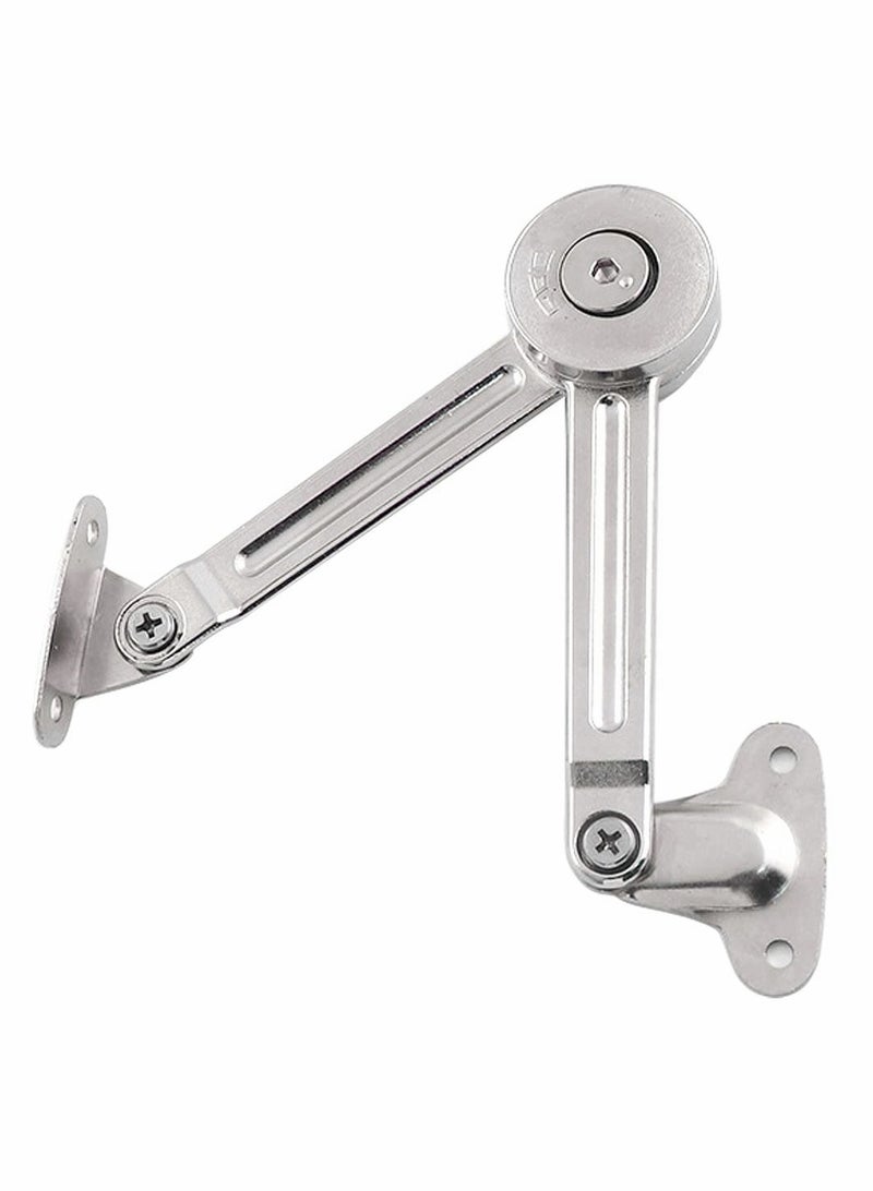 Cobest Soft Closing Door Panel Support Hinges Stay Folding Cover Stopped at Will for Heavy Duty Clamshell Cabinet Cover Wall and Box - Image 1