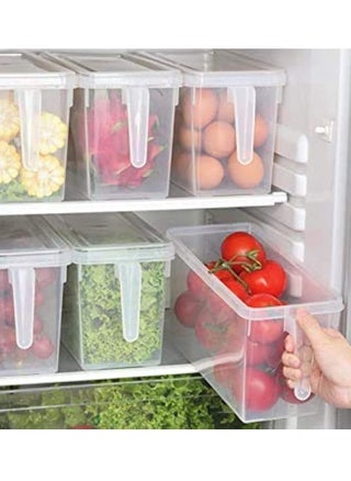 6-Piece Fridge Plastic Food Storage Containers With Lids Clear 31x15x16cm - pzsku/Z1E63965E21F02031CDB2Z/45/_/1666976059/315ab93d-5a05-44c6-8273-ff96b2de924e