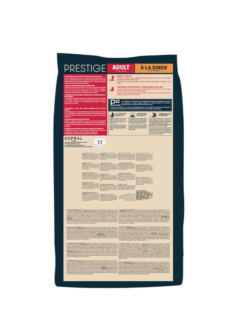 PRO NUTRITION Prestige Cat Adult Turkey 10Kg  - Image 2
