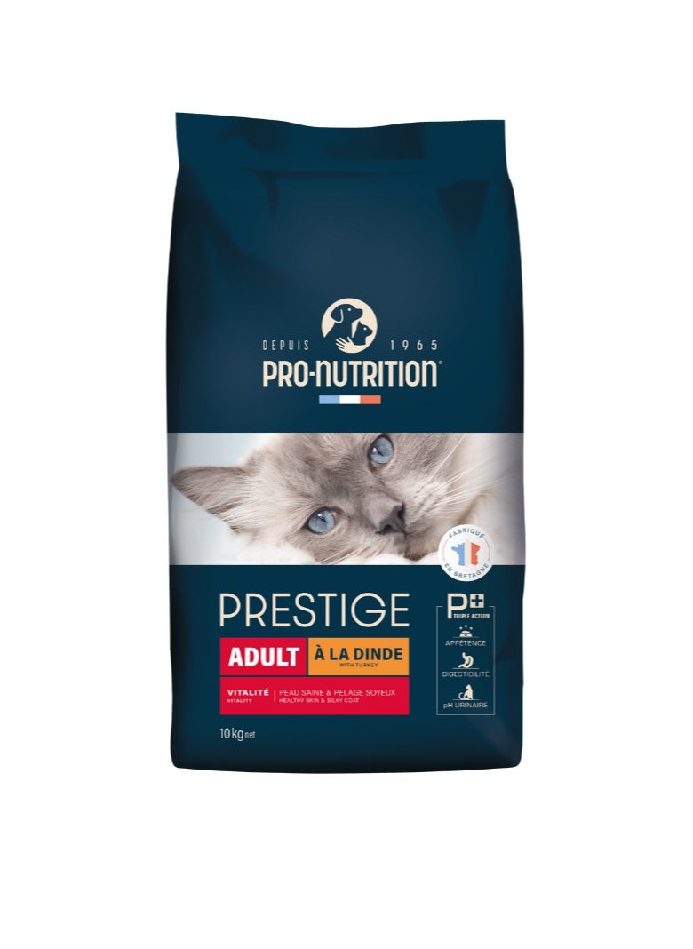 PRO NUTRITION Prestige Cat Adult Turkey 10Kg  - Image 1