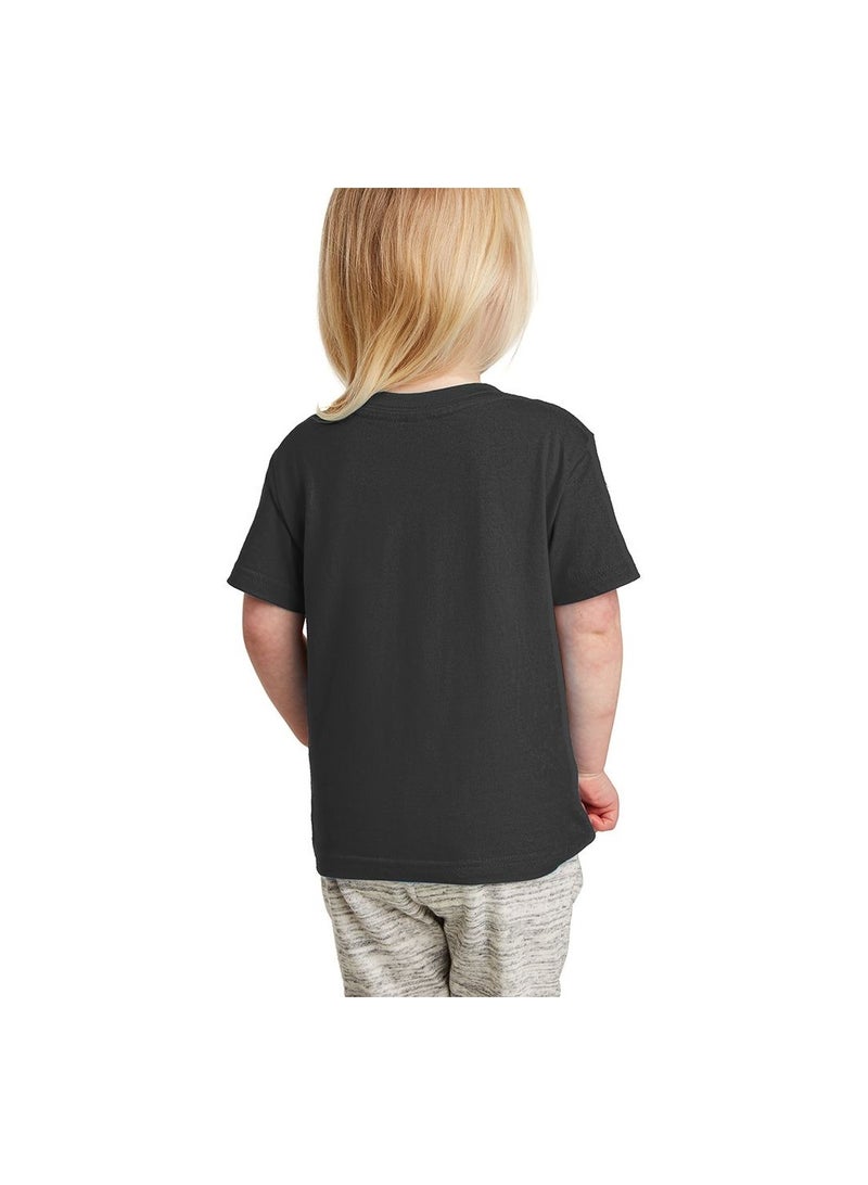 Saudi Arabia-Themed Girls Souvenir T-Shirt for Kids - Short Sleeve Round Neck Cotton Tshirt - Saudi Design with Camel - Ideal for School, Playtime - Image 2