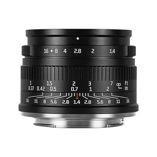 7artisans 35mm F1.4 Mark II APS-C Manual Focus Fixed Lens Large Aperture Compatible with Fujifilm Fuji Camera X-A1 X-A10 X-A2 X-A3 A-at X-M1 XM2 X-T1 X-T3 X-T10 X-T2 X-T20 X-T30 X-Pro1 X-Pro2 X-E1 - Image 1