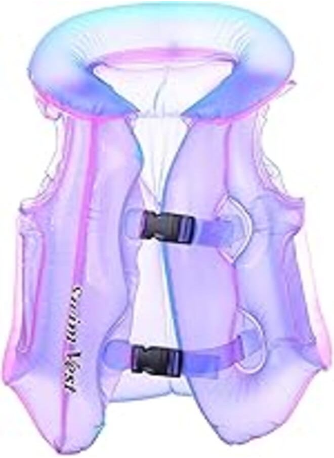 Generic - Generic Rustomart Inflatable Vest for Kids Purple - Image 1