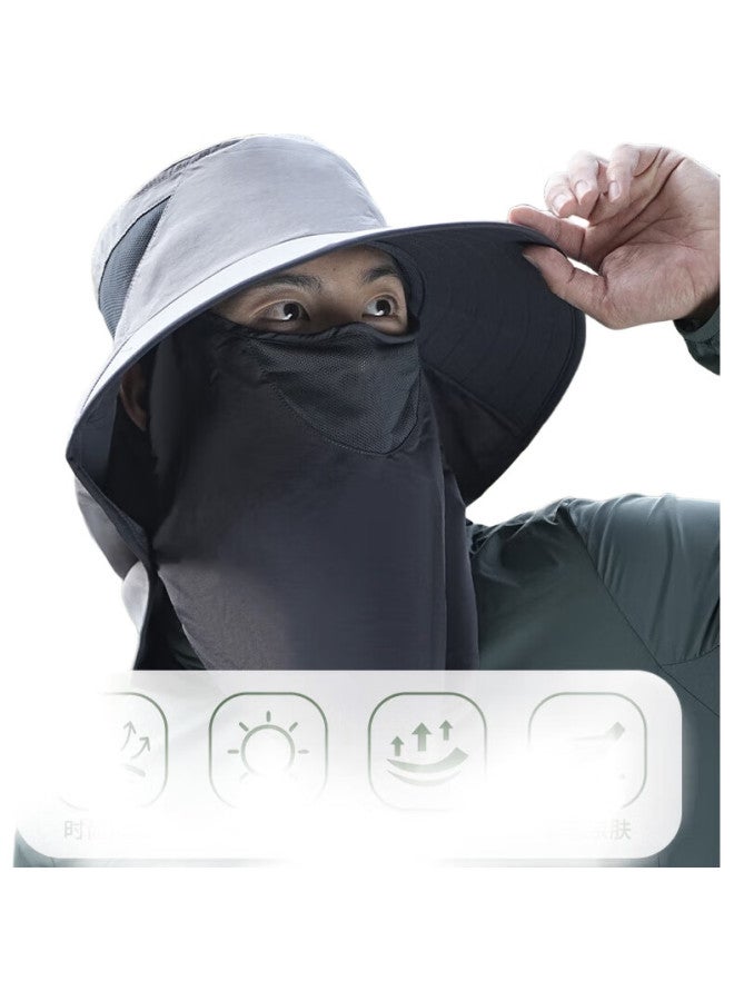 SupFire Outdoor Sun Hat, Summer Sun Protection Hat For Men And Women, Detachable Sun Visor, Cycling Fishing Mask, All-In Design, Model 08 - Image 1