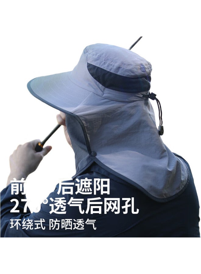 SupFire Outdoor Sun Hat, Summer Sun Protection Hat For Men And Women, Detachable Sun Visor, Cycling Fishing Mask, All-In Design, Model 08 - Image 2