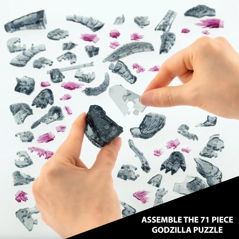 Bepuzzled Godzilla Ultra Deluxe 3D Crystal Puzzle for Godzilla Lovers Collectors and Puzzlers Ages 12 and Up - Image 3