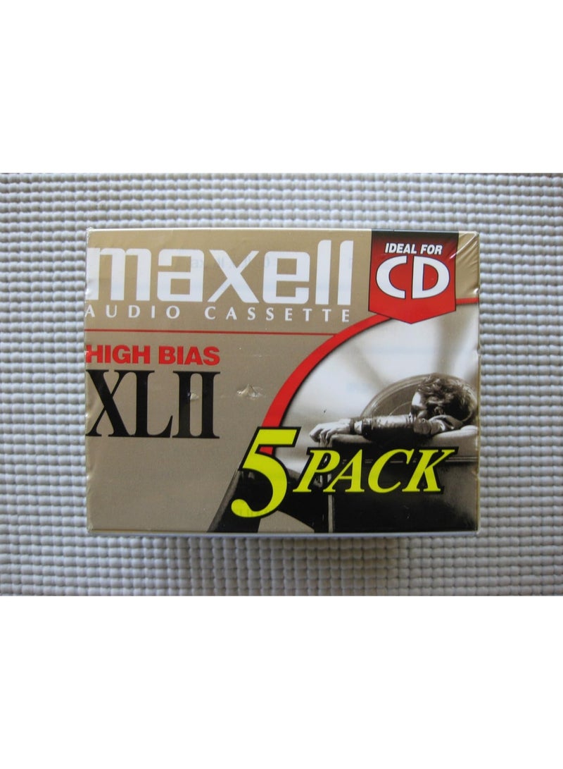 Maxell Maxell 139858 60-Minute High Bias Standard Cassette Audio Tape - 5 Pack - Image 2