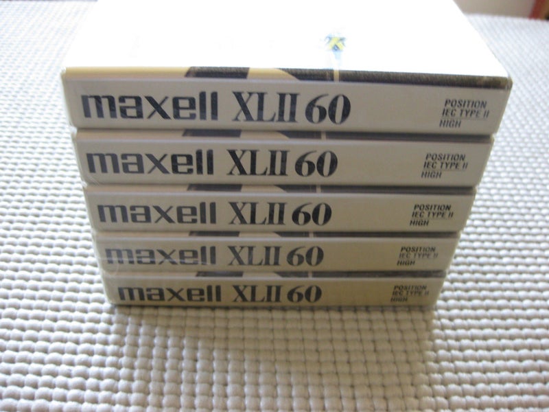 Maxell 139858 60-Minute High Bias Standard Cassette Audio Tape - 5 Pack - Image 4